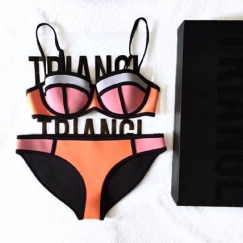 Triangl Swimwear bikini - Poppy peach soda